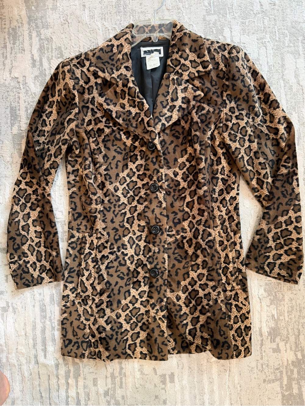 Leopard Print Women's blazer - Brown Animal Print Jacket